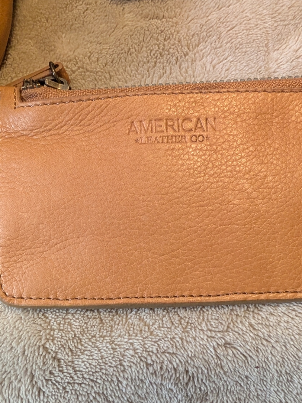 American Company Crossbody with matching card wallet.